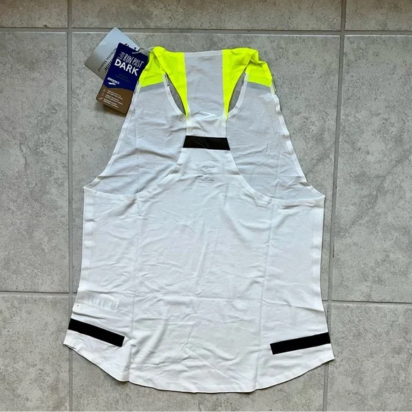 NWT Brooks Women’s Carbonite Tank - Nightlife/Reflective - Picture 5 of 8